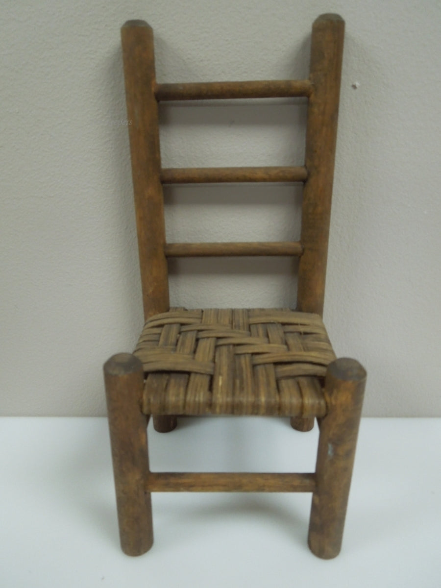 q956 Vintage Antique 7.5"Small TWIG Chair DOLLHouse Chair or Plant Stand