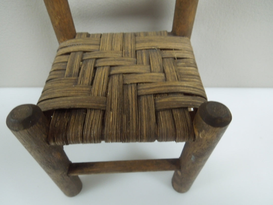 q956 Vintage Antique 7.5"Small TWIG Chair DOLLHouse Chair or Plant Stand