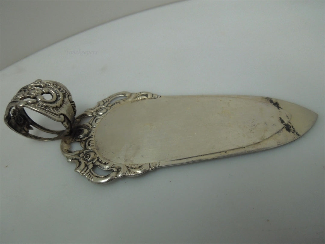 s397 Vintage Sterling Silver Cake/Pie Server CS+Co. 835 West Germany Ornate