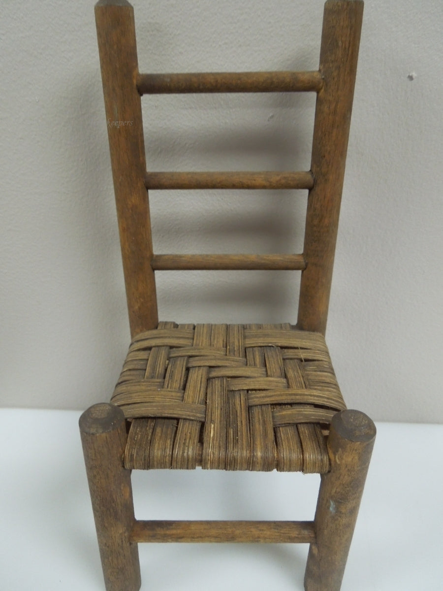 q956 Vintage Antique 7.5"Small TWIG Chair DOLLHouse Chair or Plant Stand