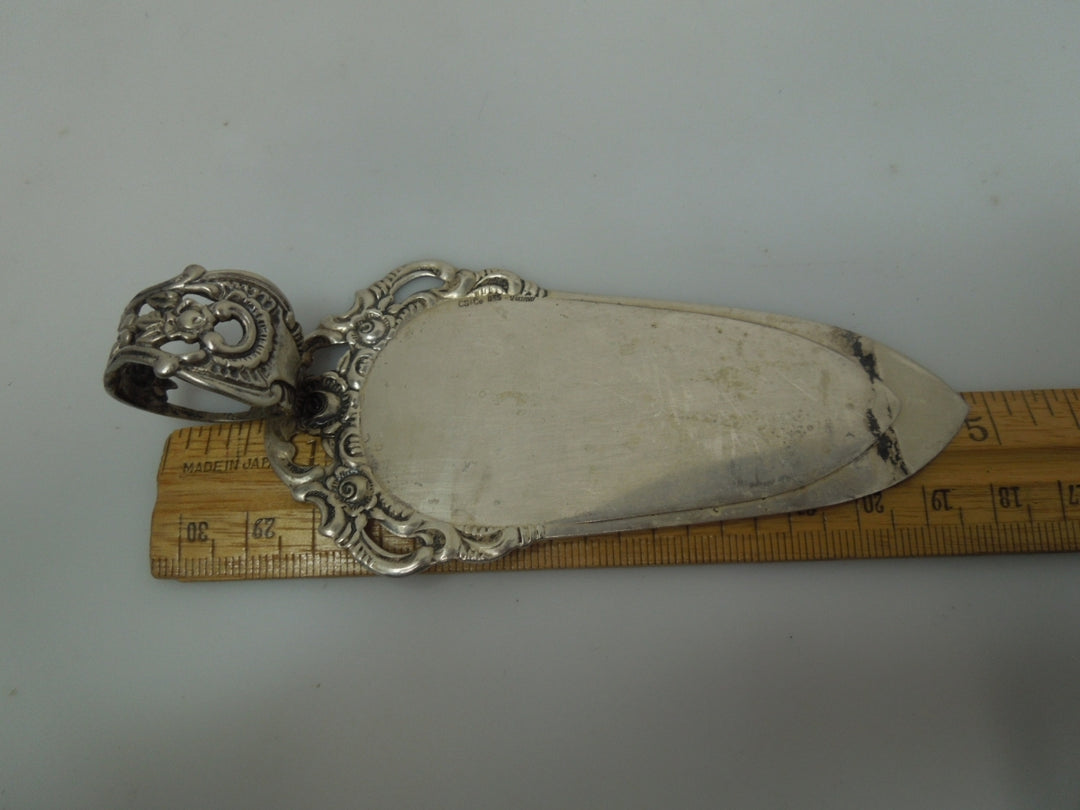 s397 Vintage Sterling Silver Cake/Pie Server CS+Co. 835 West Germany Ornate