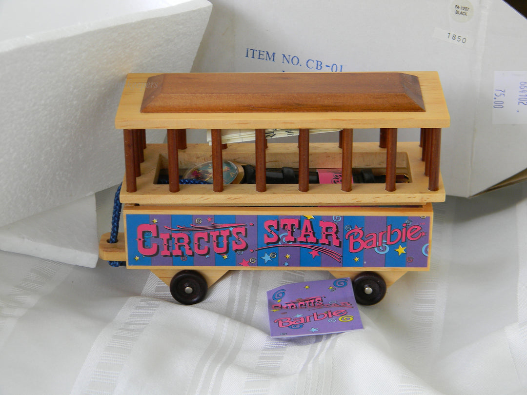 j949 Schwartz Collector Barbie Circus Watch Limited Edition 1995 in Original Box