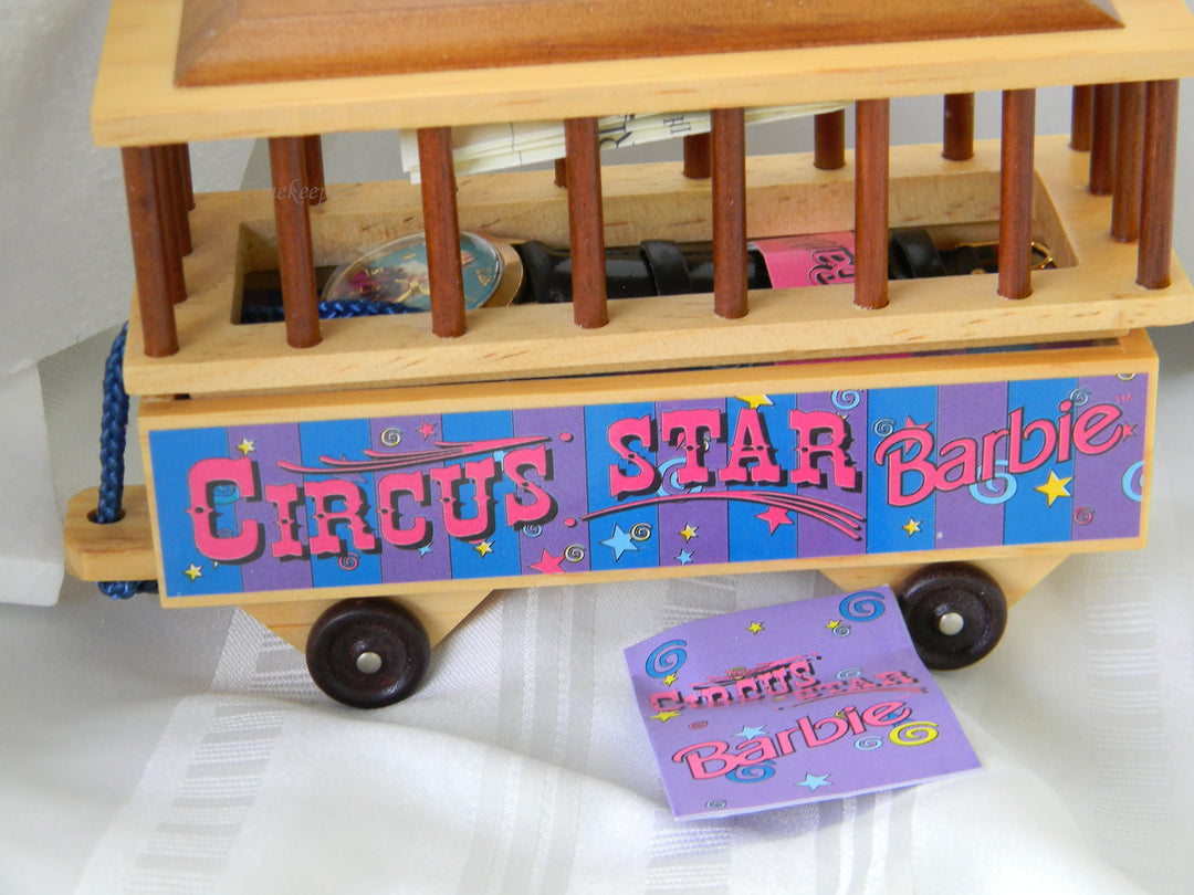 j949 Schwartz Collector Barbie Circus Watch Limited Edition 1995 in Original Box