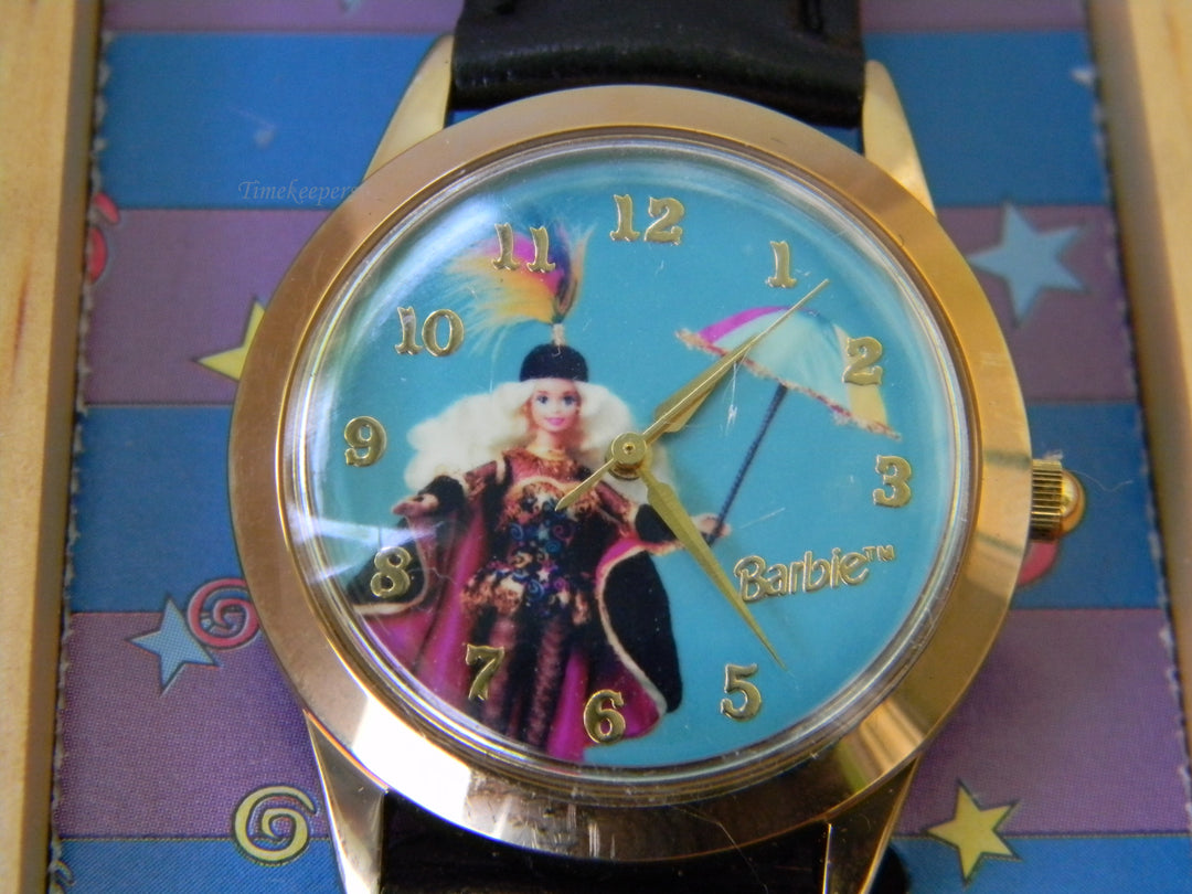 j949 Schwartz Collector Barbie Circus Watch Limited Edition 1995 in Original Box