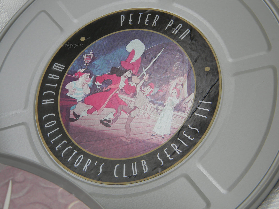 j950 Disney Collector Captain Hook Watch in Movie Reel Case 1994