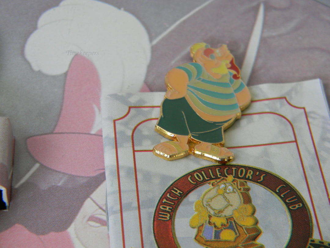 j950 Disney Collector Captain Hook Watch in Movie Reel Case 1994