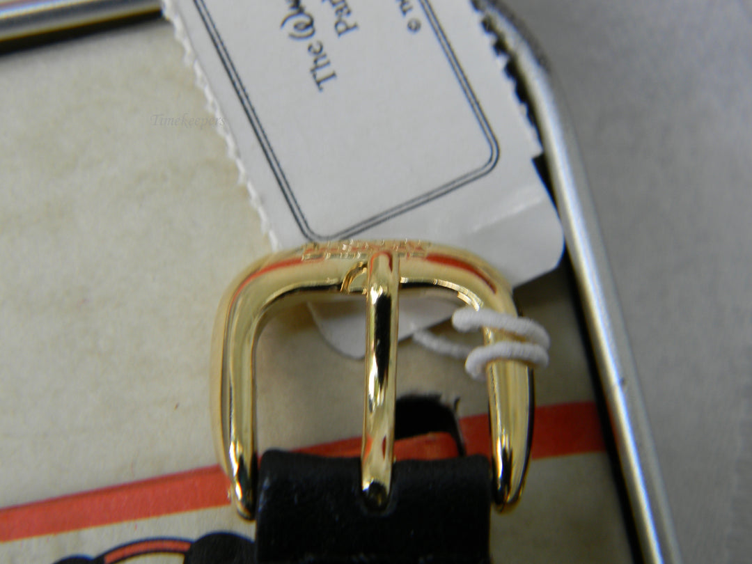 j954 Disney's Collector Women's Mickey Mouse Watch in Black and Gold Rare