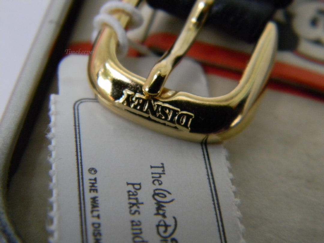 j954 Disney's Collector Women's Mickey Mouse Watch in Black and Gold Rare