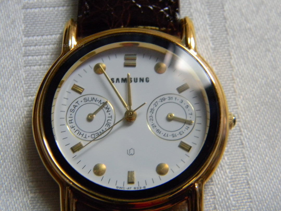 j965 Men's Samsung Day Date Wrist Watch New in Box