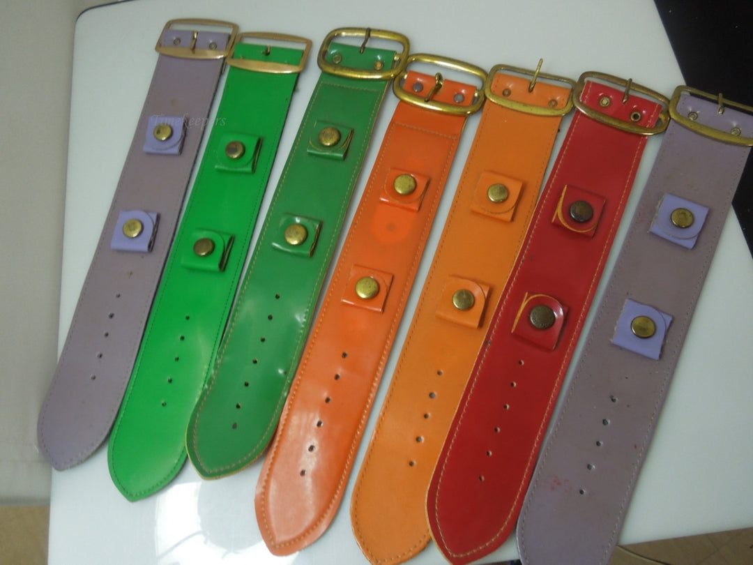 q992 Leather Watch Band Assorted Colors & Finishes
