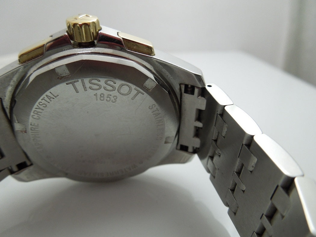 h986 Nice Men's Tissot 1853 Two Tone Chronograph Wristwatch P862/962