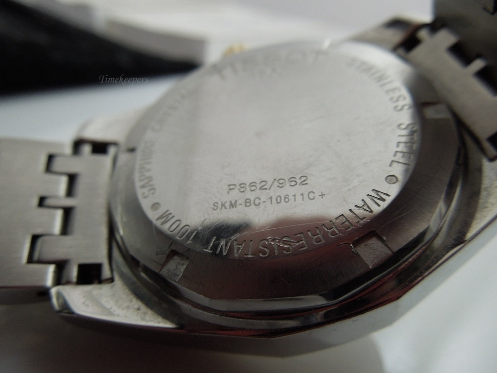 h986 Nice Men's Tissot 1853 Two Tone Chronograph Wristwatch P862/962