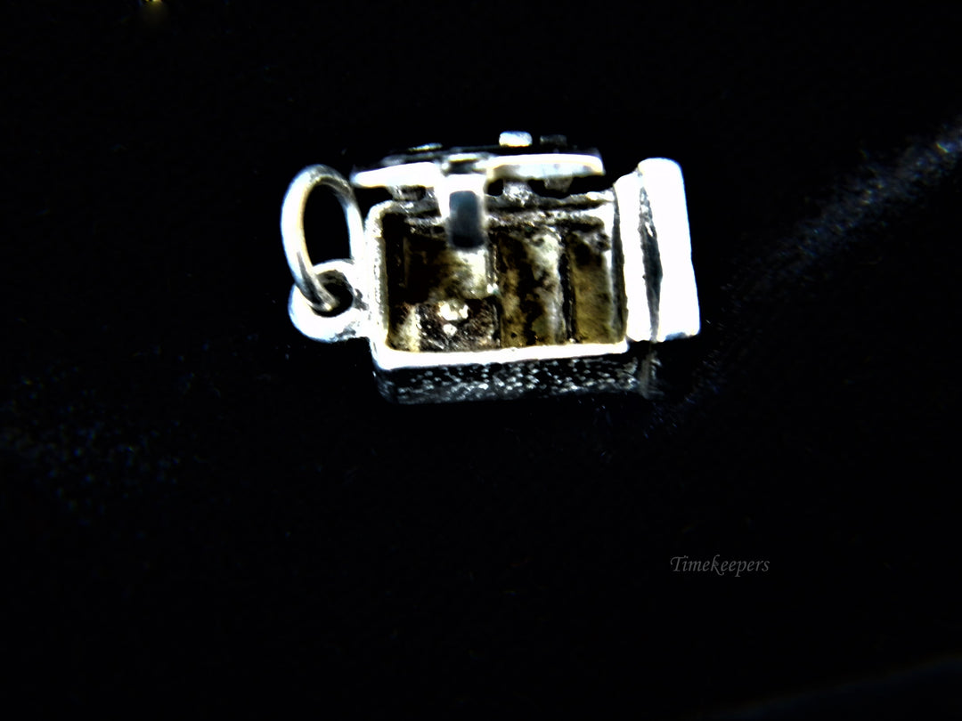 j318 Cute Preowned Opening Box/ Fridge? Charm/ Pendant Sterling Silver