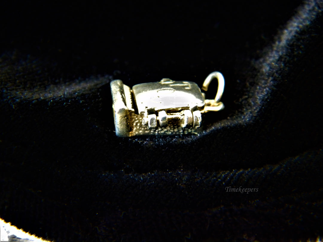 j318 Cute Preowned Opening Box/ Fridge? Charm/ Pendant Sterling Silver