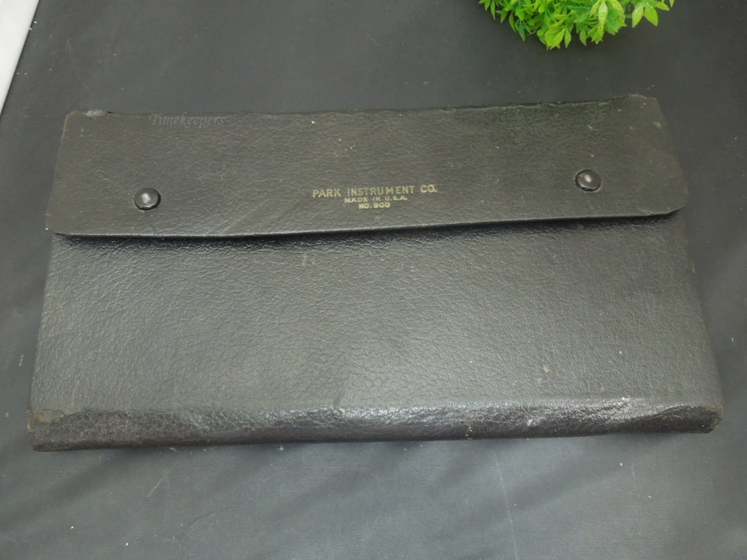 r072 Vintage Park Instrument Co. No. 900 Drafting Tool Compass Set in Case