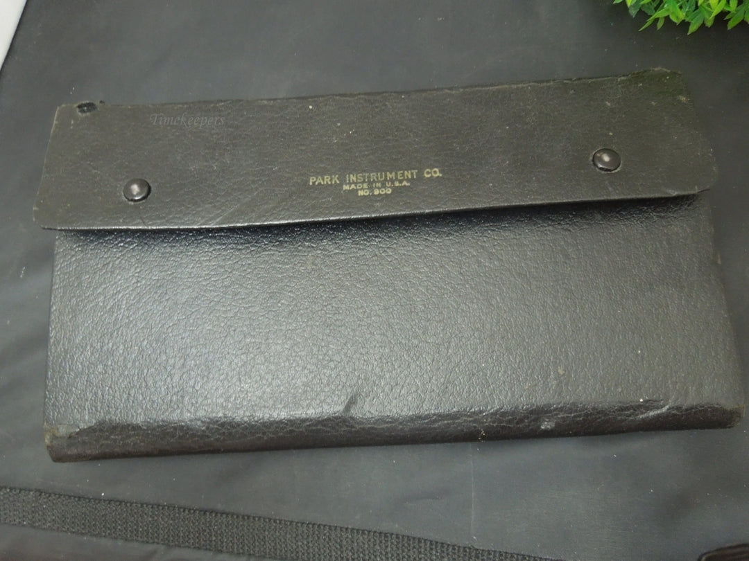 r072 Vintage Park Instrument Co. No. 900 Drafting Tool Compass Set in Case
