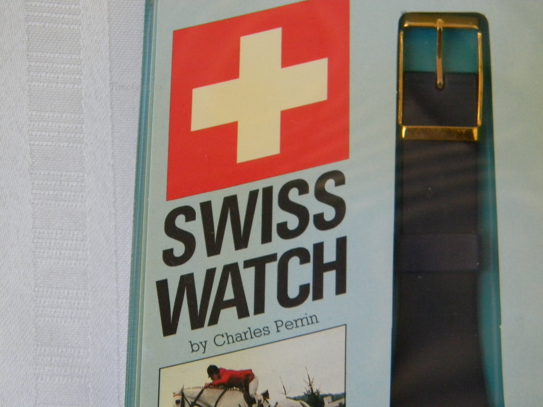 h395 Original Sealed Packaging Men's Swiss Watch by Charles Perrin in Navy