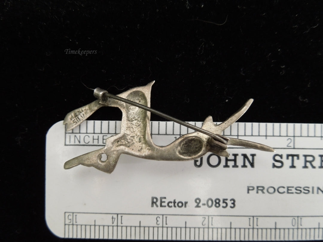 k564 Adorable Sterling Silver Gazelle Pin