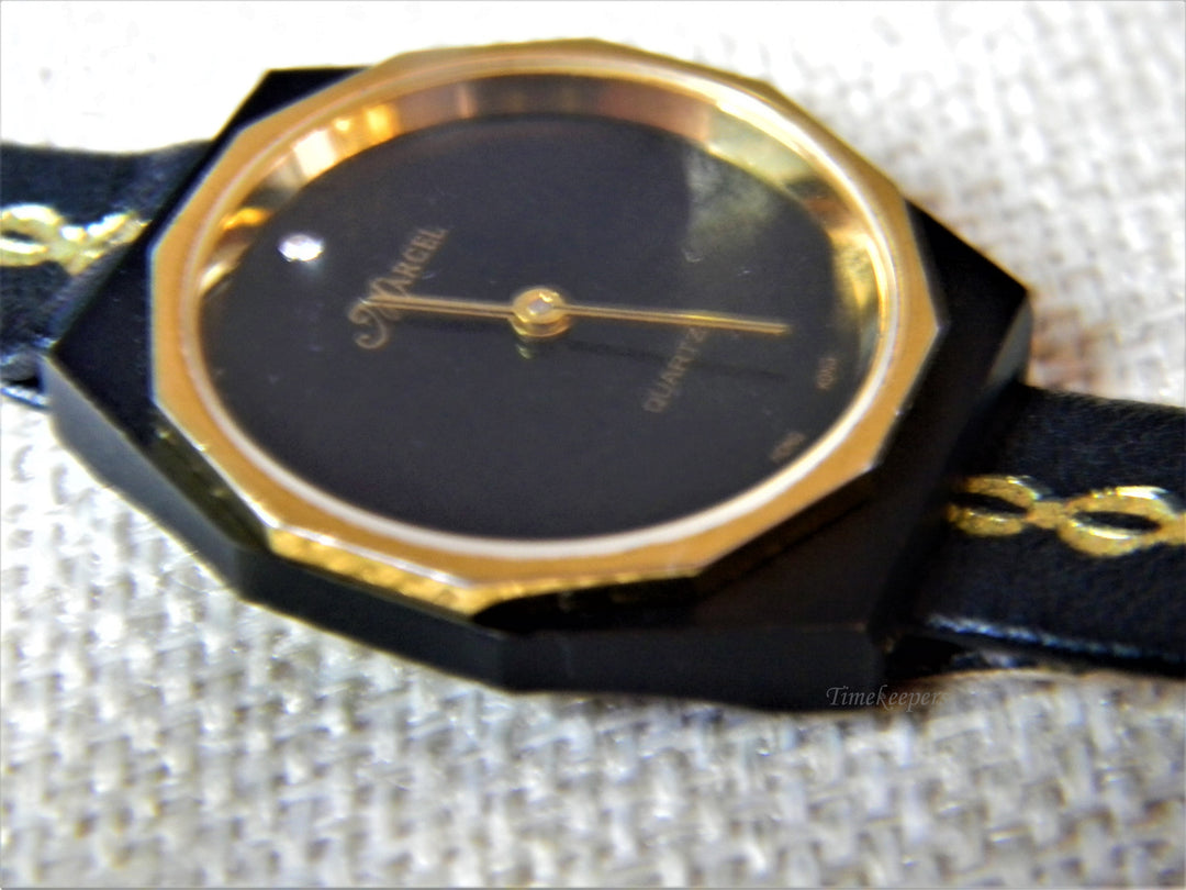 j375 Nice Women's Marcel Quartz Watch in Black and Gold