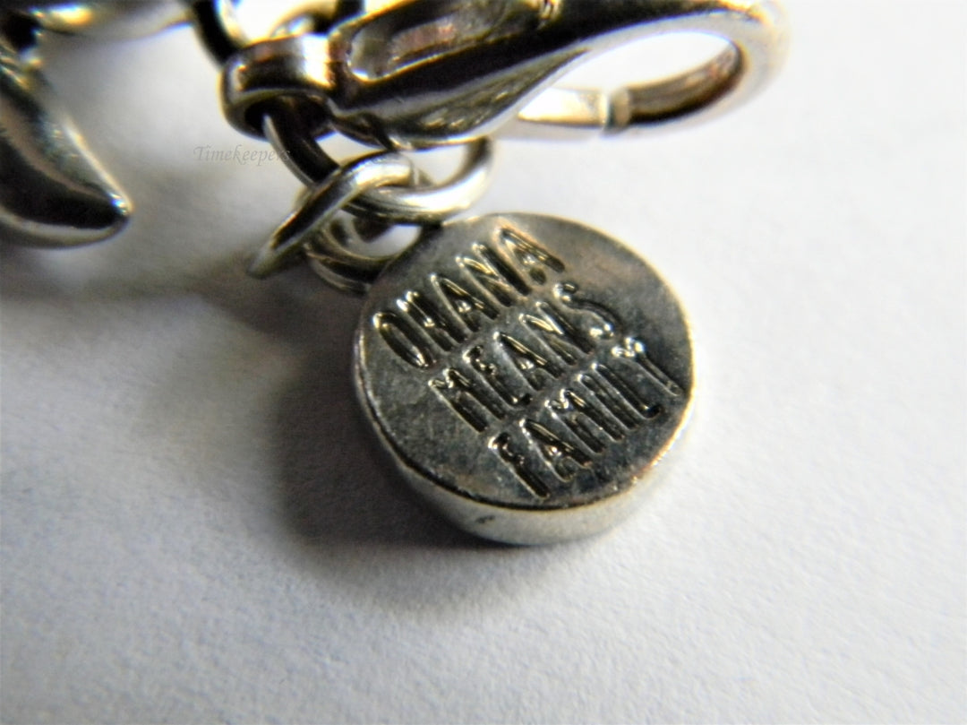 p339 Lot of 4 Pendants Abstract, Football, Stitch, Eiffel Tower No Chains