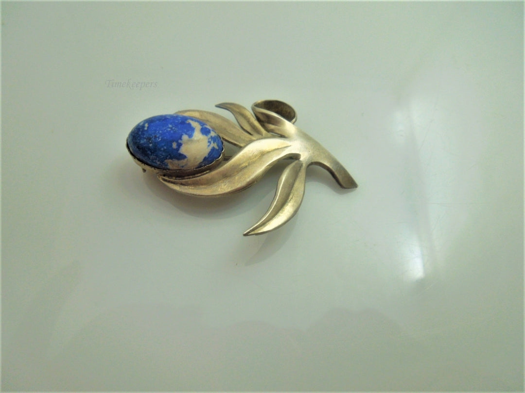 q011 Vintage Sterling Silver Single Floral Leaf Pin/Brooch/Embellishment