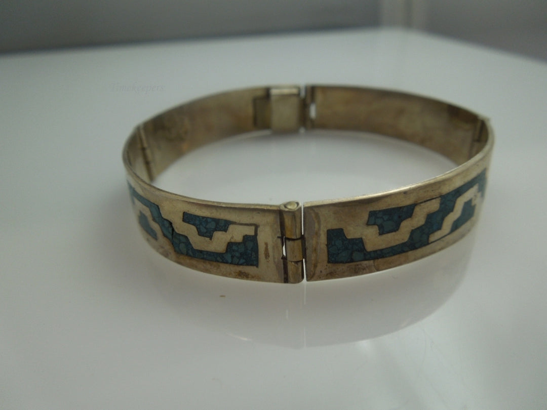 q020 Beautiful Vintage Sterling Silver Bangle/Bracelet For Women/Girl