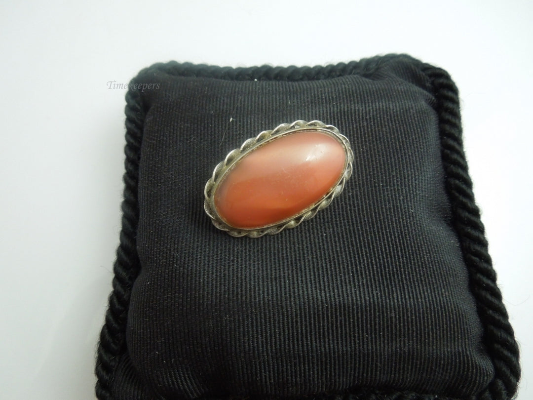 q031 Gorgeous Sterling Silver Oval Pin/Brooch/Charm