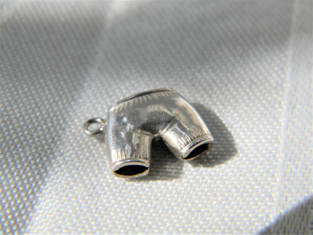 j464 Vintage Sterling Silver Bloomers or Pants Charm/ Pendant