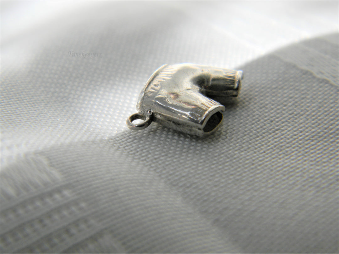 j464 Vintage Sterling Silver Bloomers or Pants Charm/ Pendant