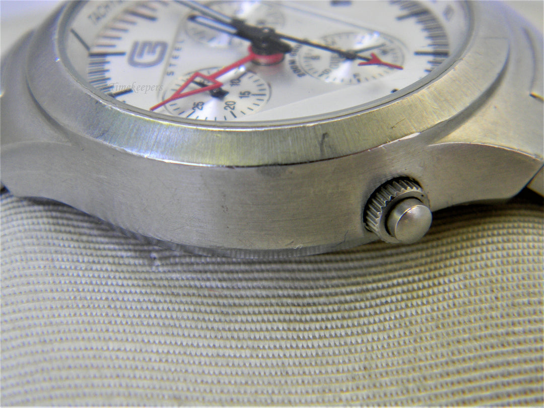 j438 Retro Guess Inc. G Quartz Chronograph Wrist Watch in Stainless Steel