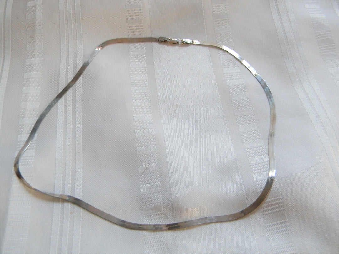 h507 Gorgeous Wide Snake Chain in Sterling Silver Made in Italy