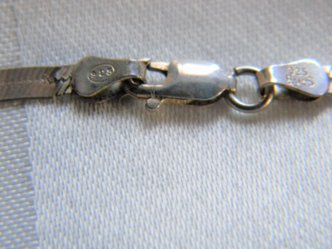 h507 Gorgeous Wide Snake Chain in Sterling Silver Made in Italy