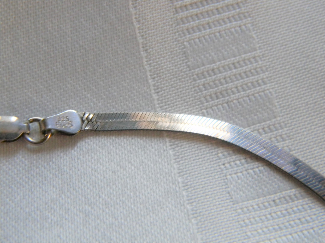 h507 Gorgeous Wide Snake Chain in Sterling Silver Made in Italy