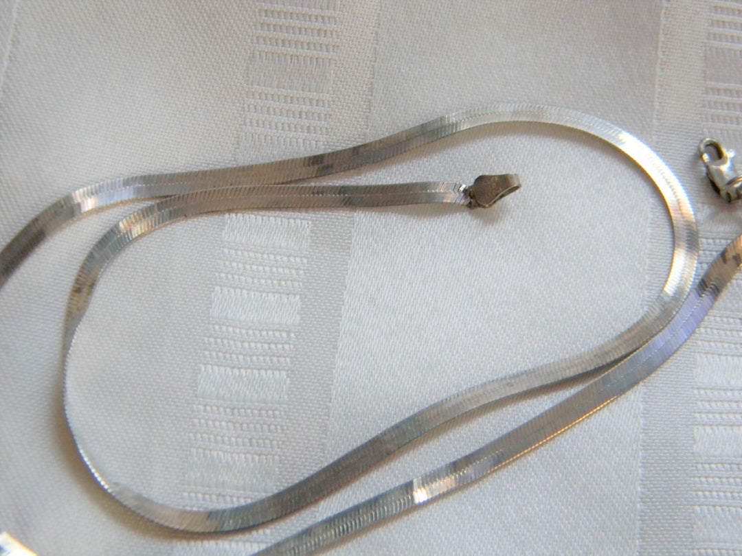 h507 Gorgeous Wide Snake Chain in Sterling Silver Made in Italy