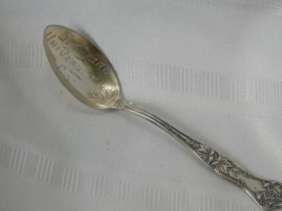 j460 Vintage Collectible Souvenir Spoon Engraved Stanford University