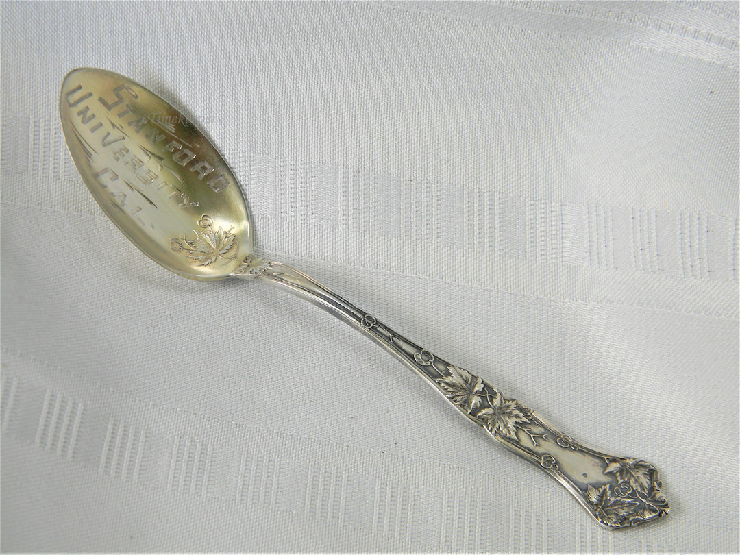 j460 Vintage Collectible Souvenir Spoon Engraved Stanford University