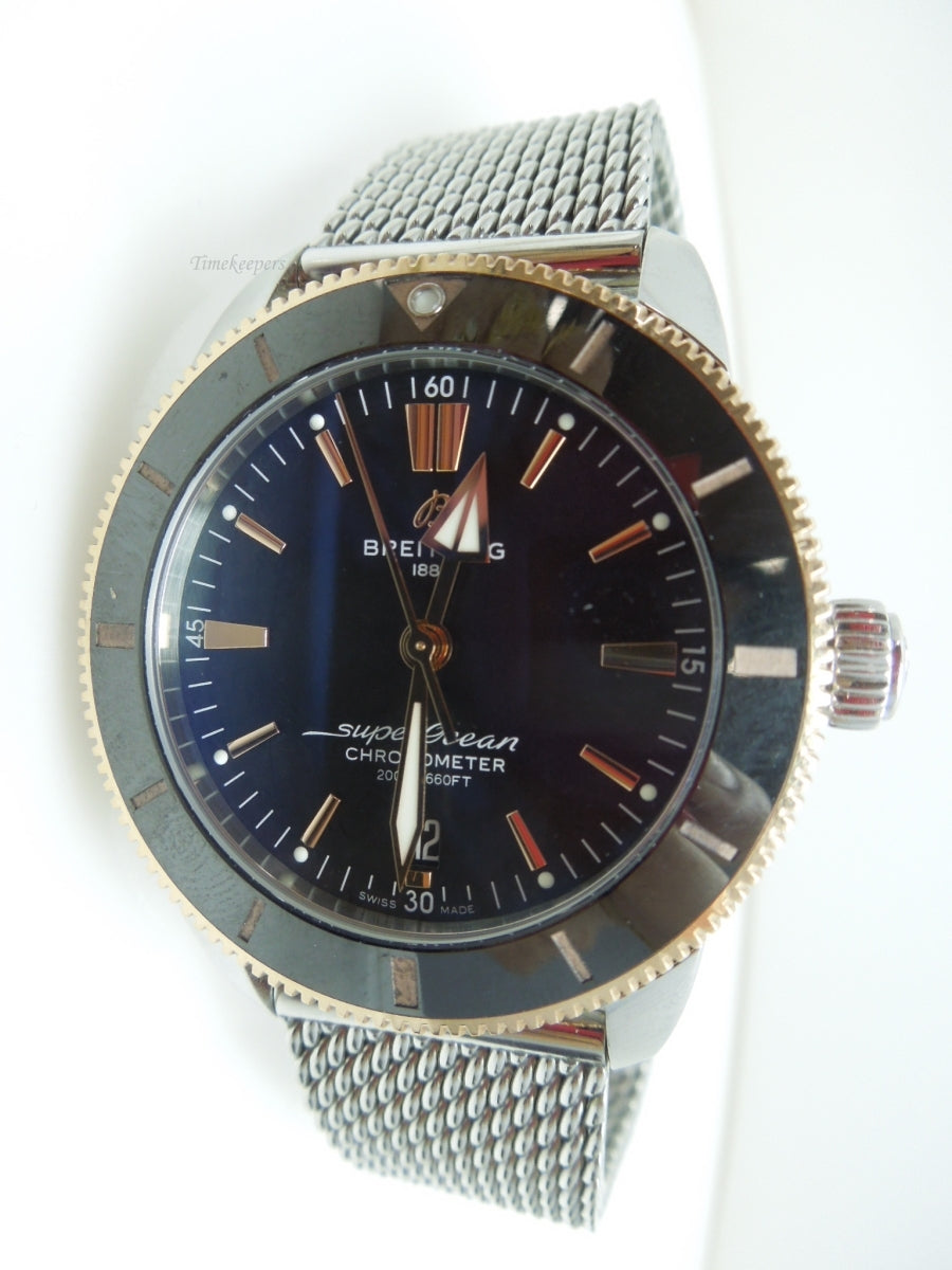 s722 Breitling SuperOcean Heritage 4B2030 Automatic-44 18k Red Gold Men's Watch