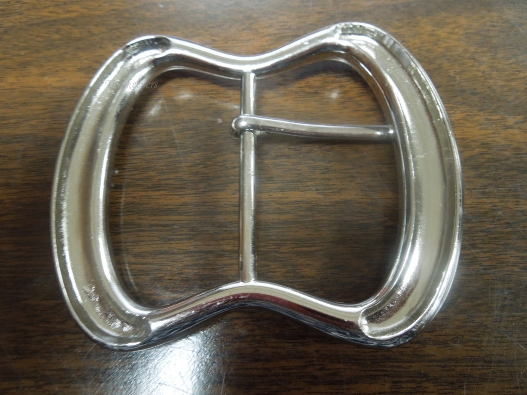 r318 Vintage Baby Phat Logo Silver Tone rhinestones Rectangular Huge Belt Buckle