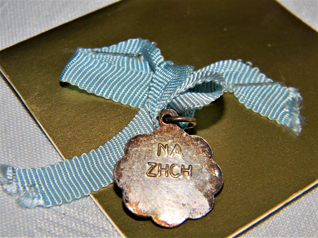 j510 Nice Religious Catholic Medal Charm or Pendant in Sterling Silver