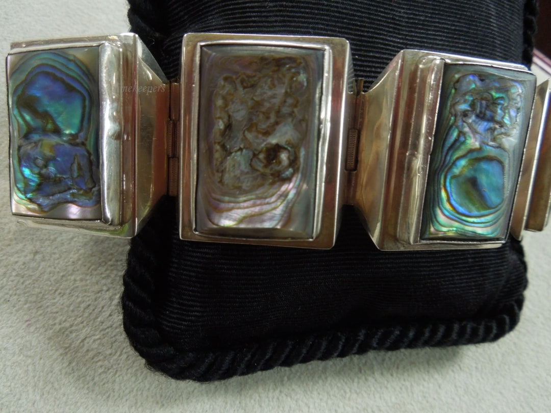 q148 Vintage Sterling Silver Bracelet RRF 925 Size- 6"