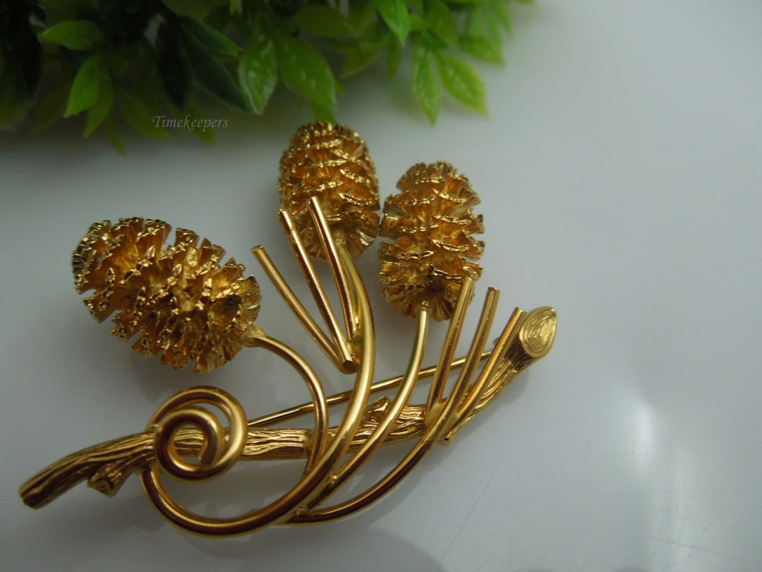 q146 AC 12k Gold Filled Sterling Trim Pin/Brooch/Charm