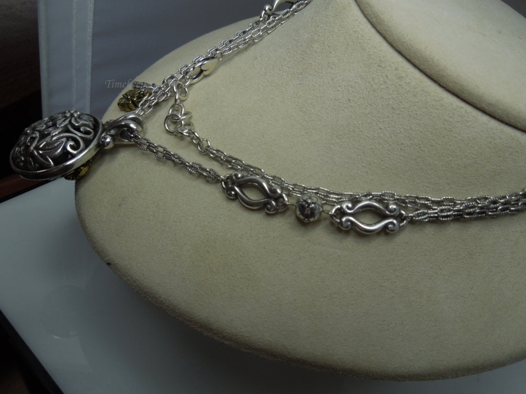 q207 Vintage Sterling Silver Chain/Necklace 33" For Women