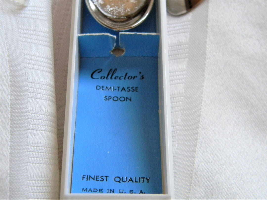 h618 Set of 3 vintage Collectible Spoons Louisiana Florida New Orleans