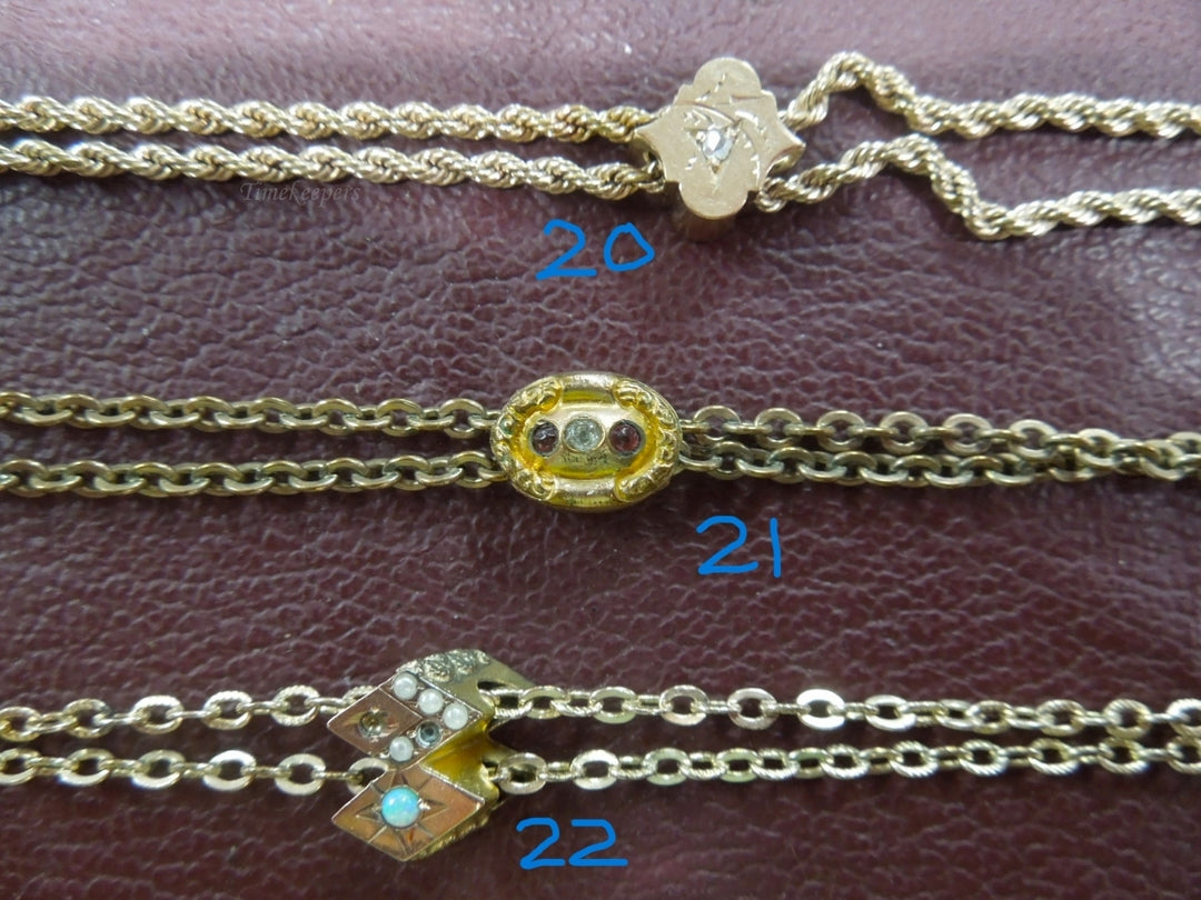 k594 Vintage Gold Filled 8 Different Pocket Watch Chains--Each Sold Separately!!!