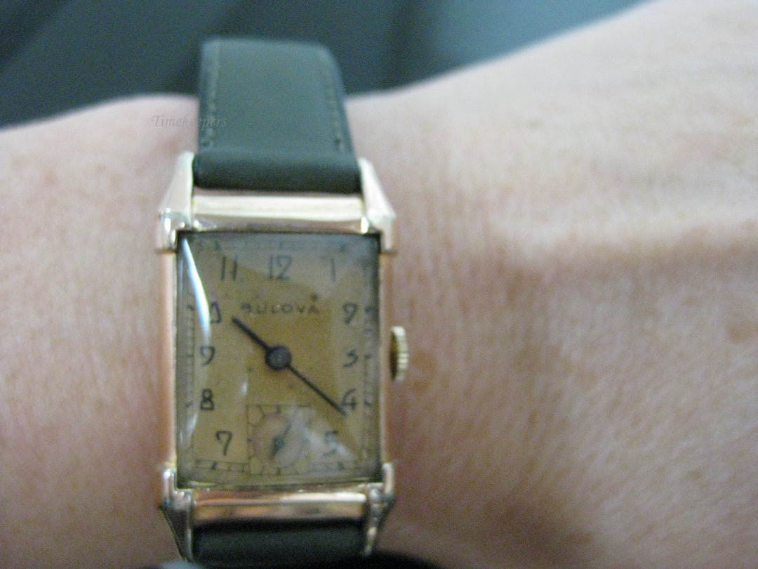 g323 Classic Bulova 14k Rose Gold Filled Watch w/21 Jewels