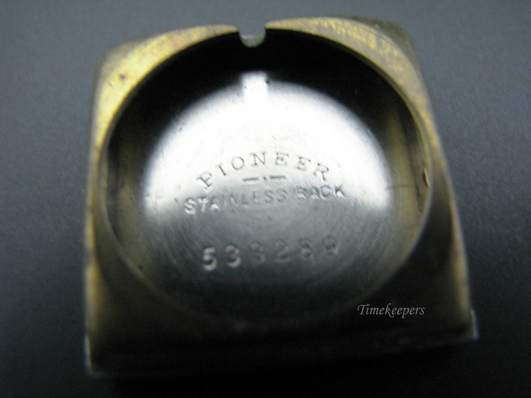 c758 Nice Vintage Clarin Gold Tone Mechanical Wrist Watch 1950's