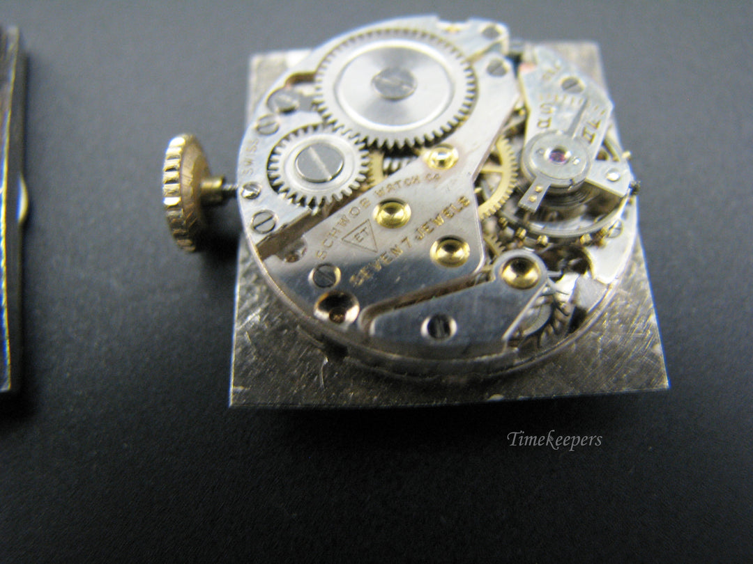 c758 Nice Vintage Clarin Gold Tone Mechanical Wrist Watch 1950's