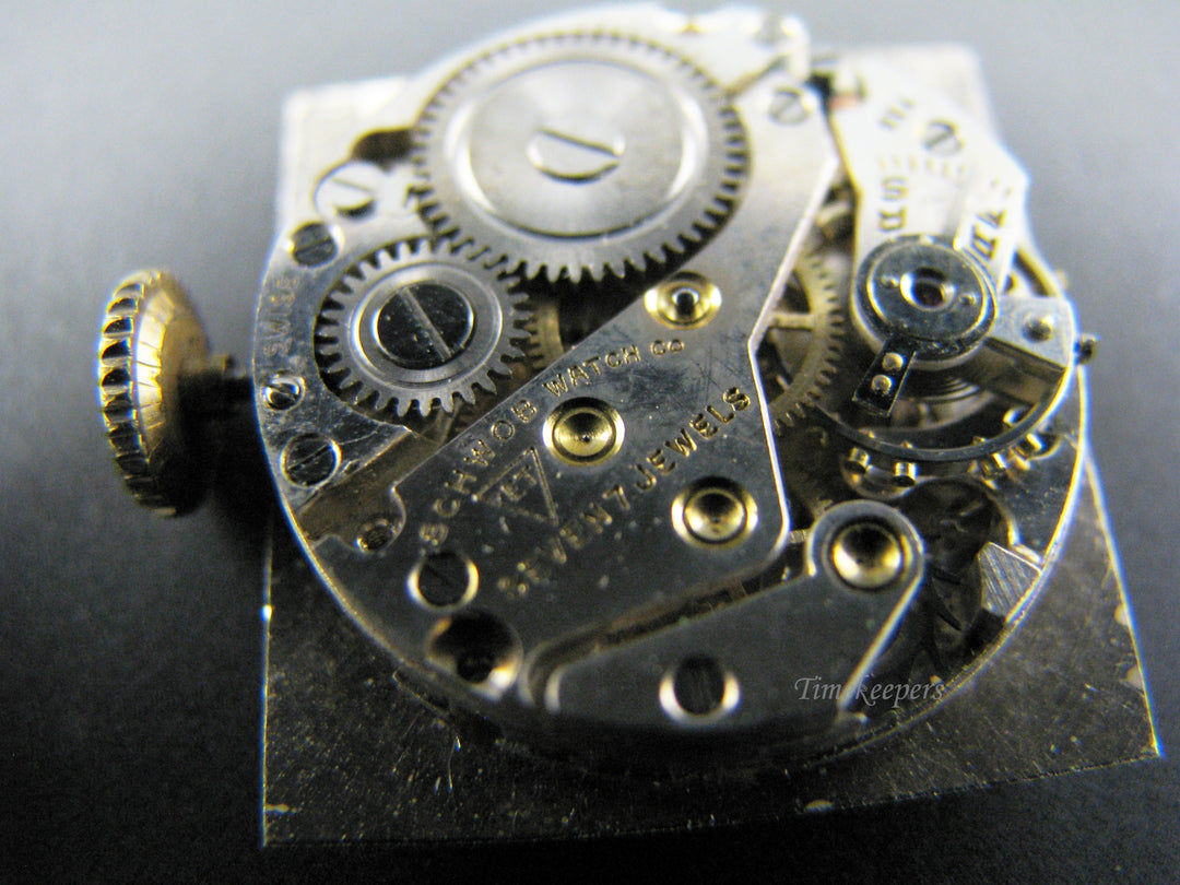 c758 Nice Vintage Clarin Gold Tone Mechanical Wrist Watch 1950's