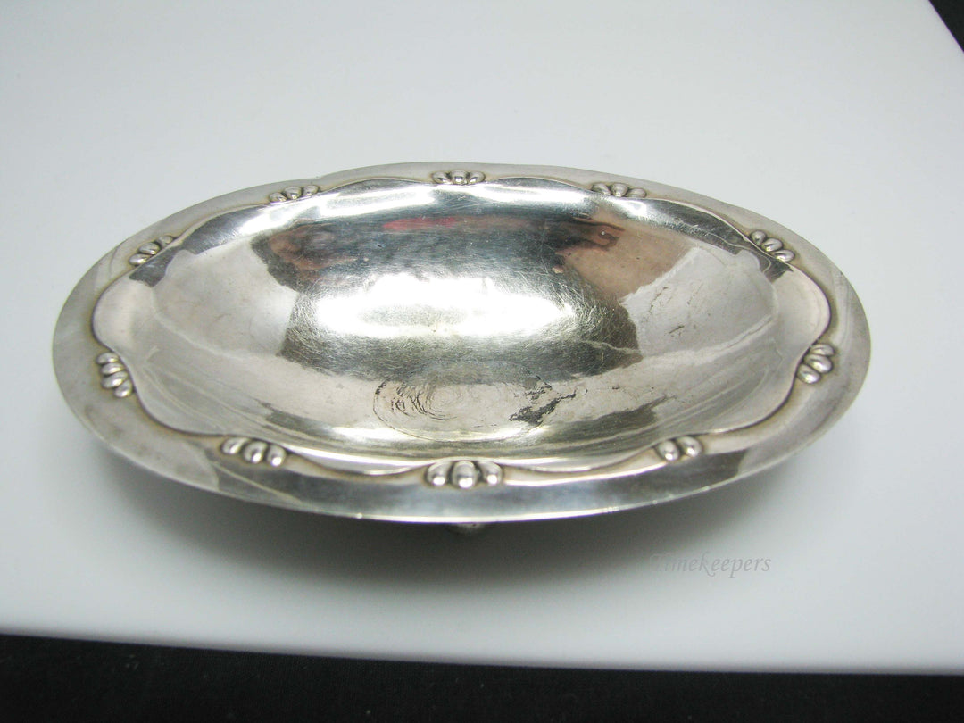 b182 Beautiful Georg Jensen Sterling Silver Salt dish