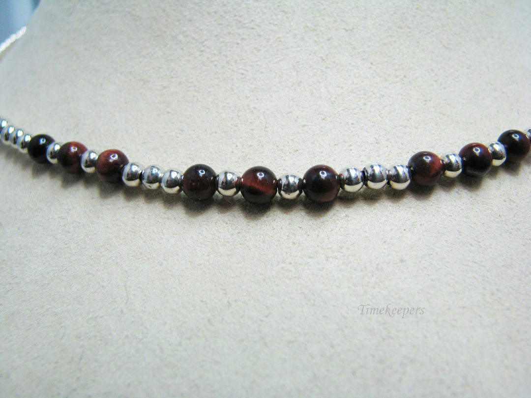 b184 Beautiful Cat's Eye Beaded Necklace